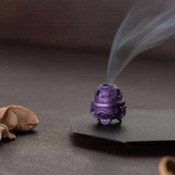 小香炉 龍紋　かきつばた（紫）の画像