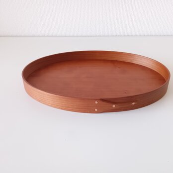 Shaker Oval Tray #7 - チェリーの画像