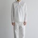 コットンラグランプルオーバーシャツ/whiteの画像